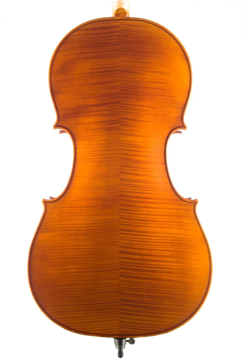 Handmade cello by Gregorio Martini, Opus 02 — back