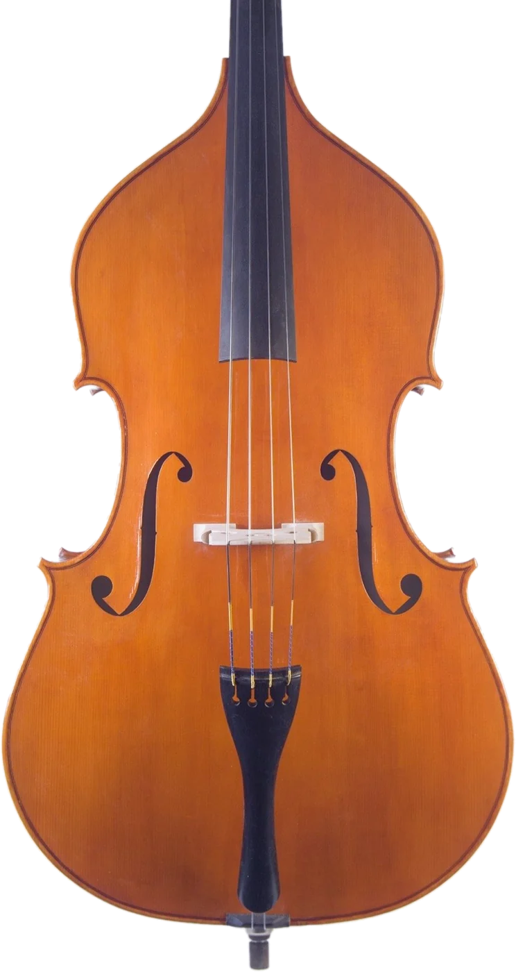 Handmade double bass by Gregorio Martini, Opus 02 — front