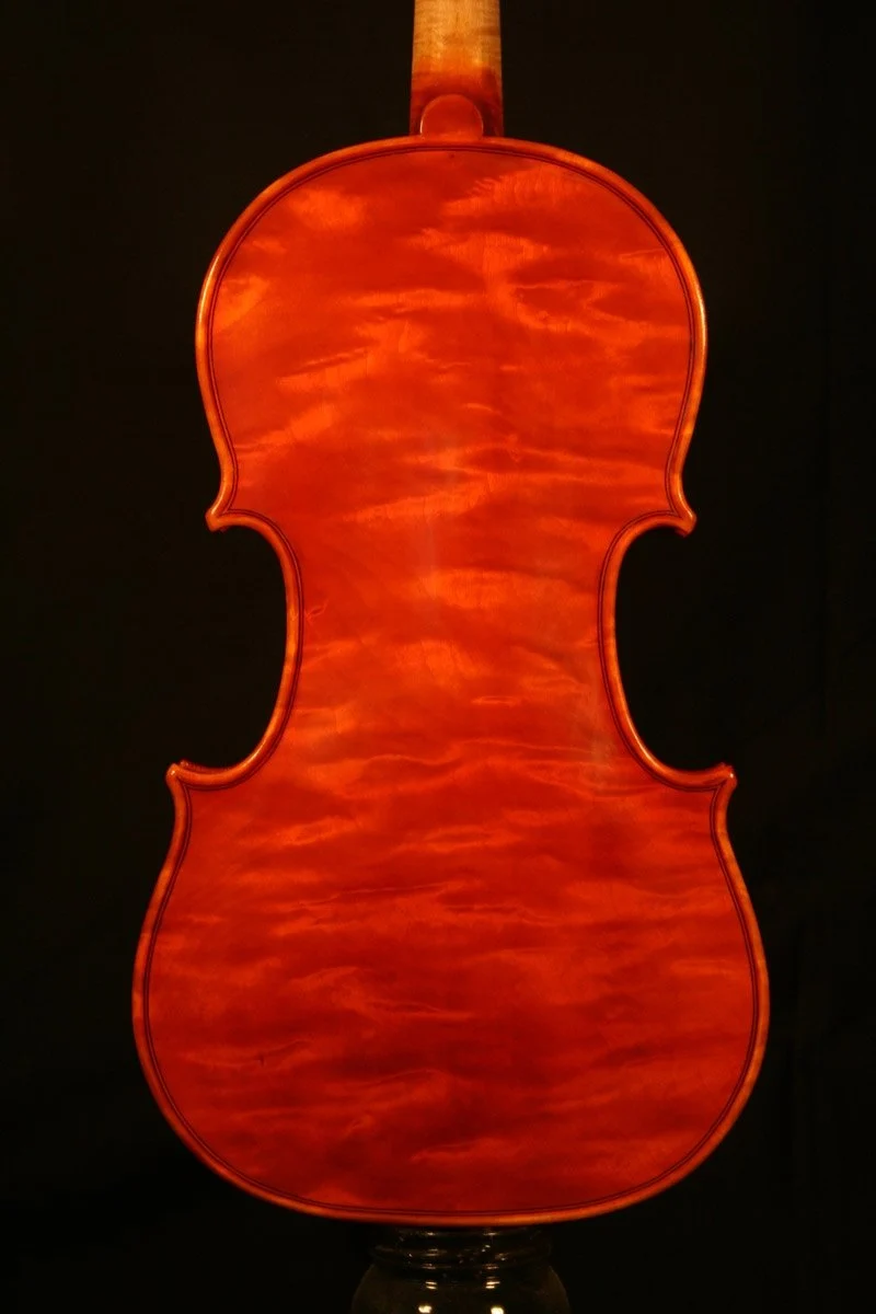 Handmade violin by Gregorio Martini, Opus 05 — back